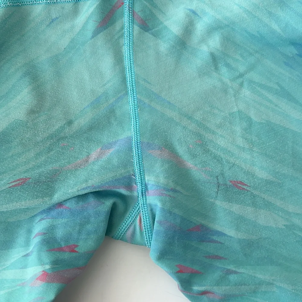 Nike Dri Fit Teal Athletic Leggings Size Small - Picture 11 of 12